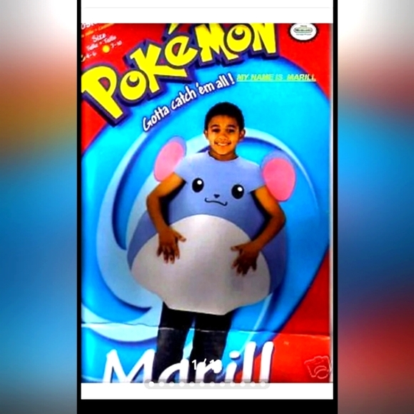 NW POKEMON COSTUME CHILD UNISEX FUN VINTAGE 2000 Nintendo collectors item LAST 1